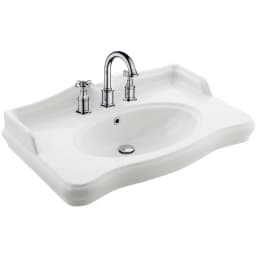 Kale Victorian 90x56 Cm 3 Armatür Delikli Etajerli Lavabo görsel 1