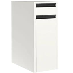 Kale Vista 35 Cm Mat Beyaz Çamaşır Sepeti Dolabı görsel 1