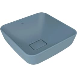 Kale Zero 2.0 40x40 Cm Mat Mavi Kare Çanak Lavabo görsel 1