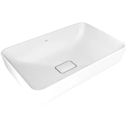Kale Zero 2.0 60x40 Cm Mat Beyaz Dikdörtgen Çanak Lavabo görsel 1