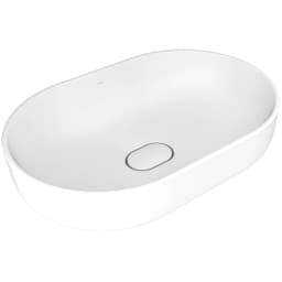 Kale Zero 2.0 60x40 Cm Mat Beyaz Oval Çanak Lavabo görsel 1