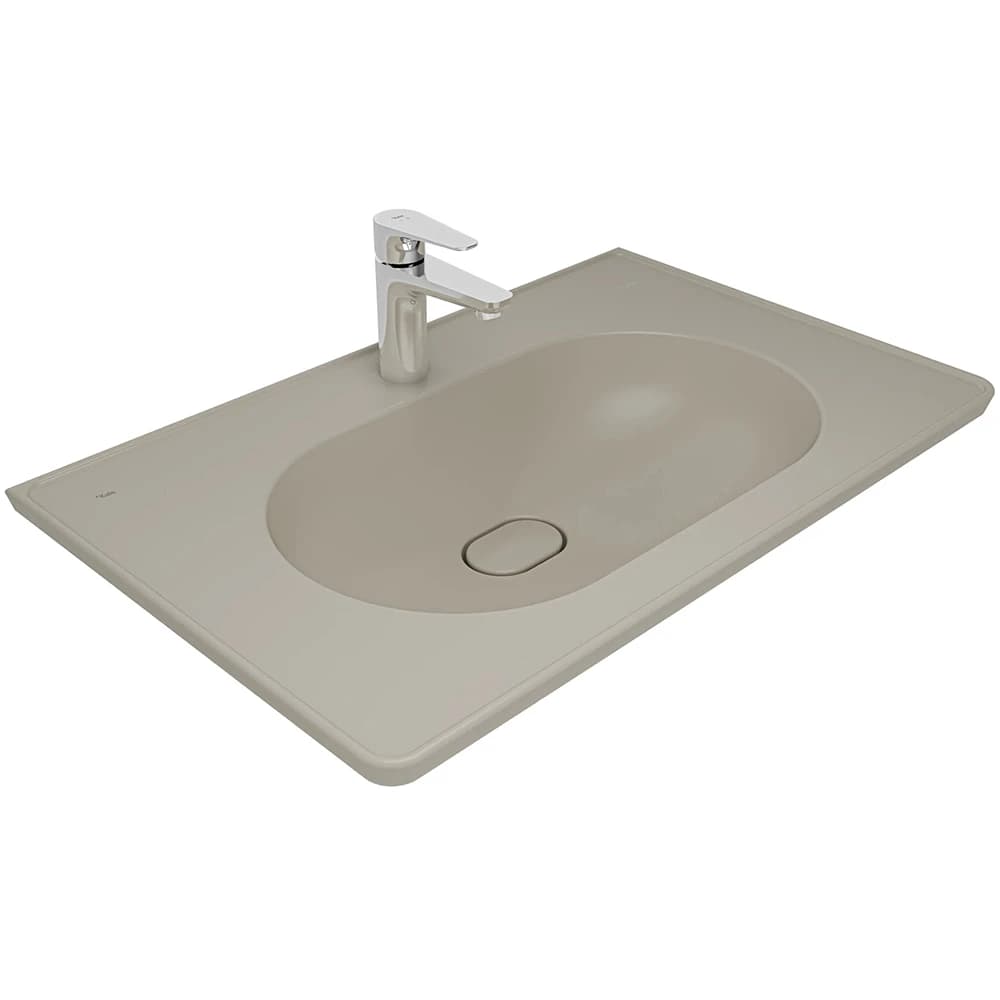 Kale Zero 2.0 80x50 Cm Mat Vizon Etajerli Lavabo