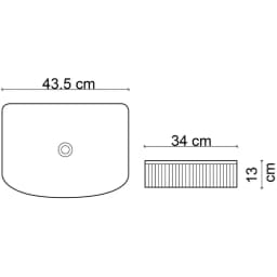 Lena E-W1005MF Mat Füme Tezgah Üstü Lavabo görsel 3