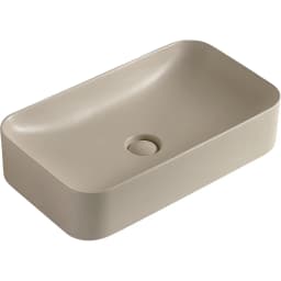 Lena EY-4730MK 60x38 Cm Mat Cappucino Tezgah Üstü Lavabo görsel 1
