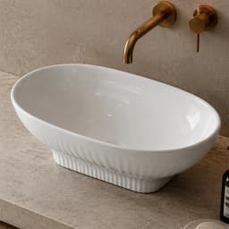 Lena EY-4821 52x40 Cm Tezgah Üstü Lavabo görsel 2