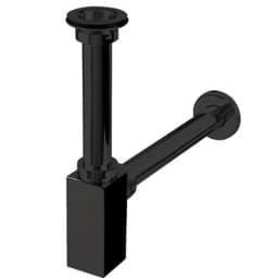 Newarc Corner Süzgeçli Siyah Lavabo Sifonu - 760521B görsel 1