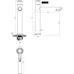 Newarc Venüs Yüksek Lavabo Bataryası - 858001 görsel 2