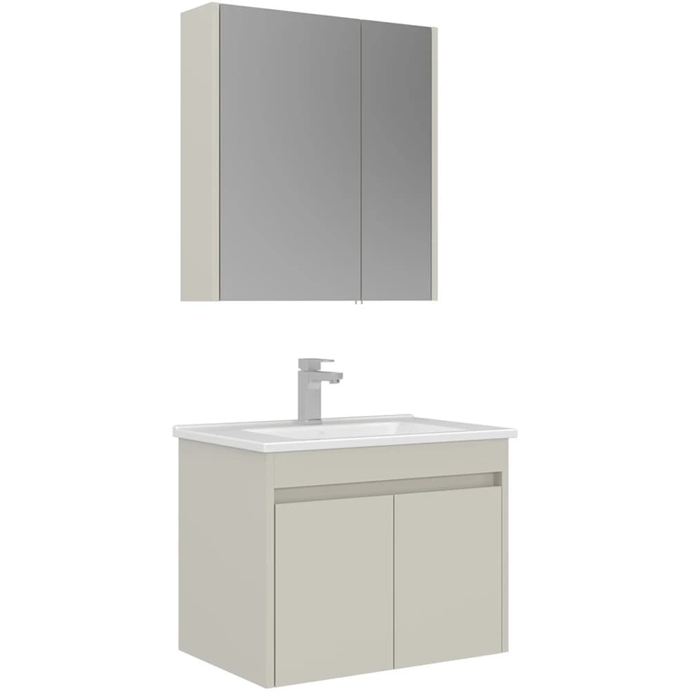 Orka Arno 65 Cm Parlak Kaşmir Banyo Dolabı Takımı - 5008776