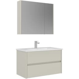 Orka Arno 85 Cm Parlak Kaşmir Banyo Dolabı Takımı - 5008785 görsel 1