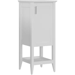 Orka Bastle 48 Cm Mat Beyaz Boy Dolabı (Sağ) görsel 1