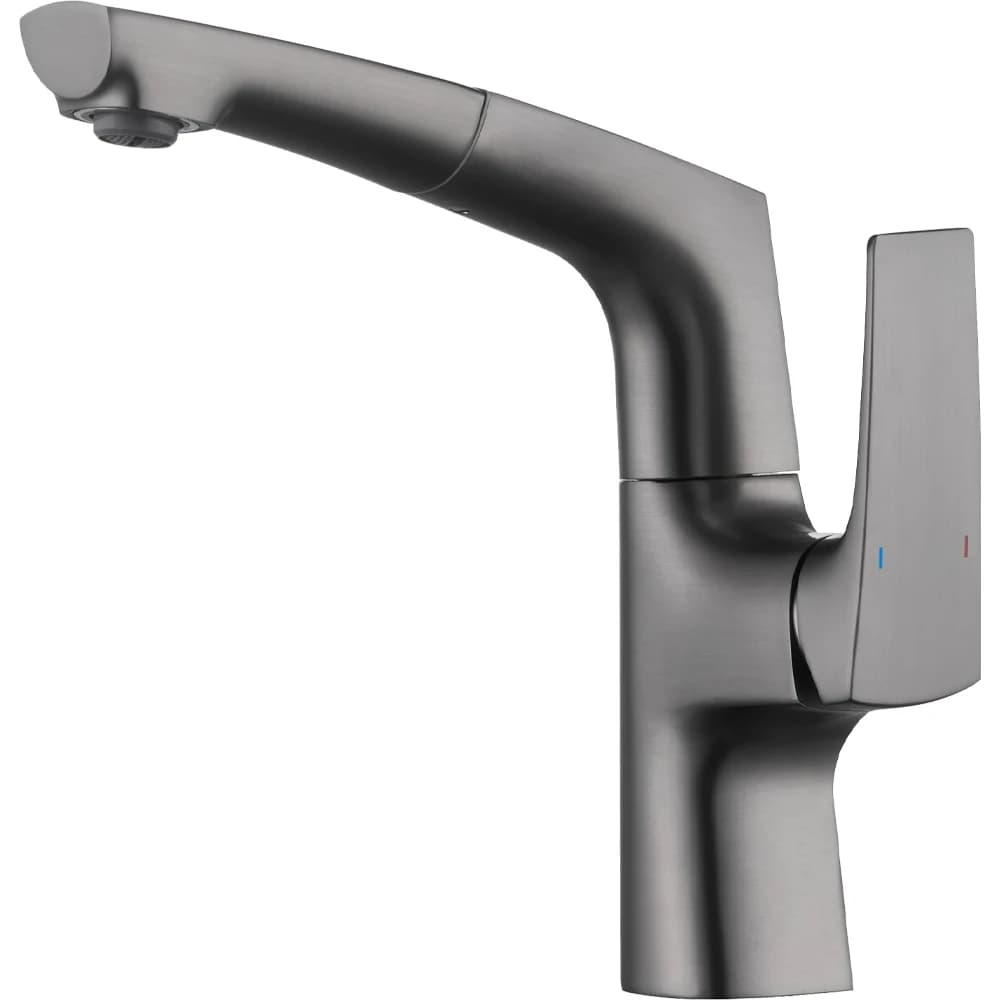 Orka Calista Fırçalı Gri Lavabo Bataryası