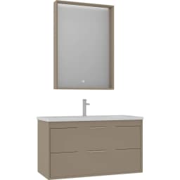 Orka Clay 100 Cm Sahra Banyo Dolabı Takımı - 5004369 görsel 1