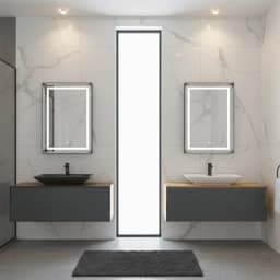 Orka Craft 120 Cm Meşe-Antrasit Banyo Dolabı Takımı - 5000146 görsel 2