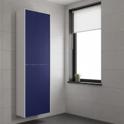 Orka Cube 40 Cm Mat Lacivert Boy Dolabı görsel 2