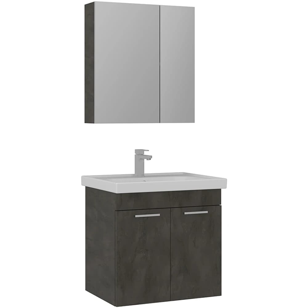 Orka Enez 65 Cm Irony Banyo Dolabı Takımı
