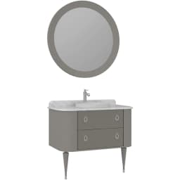 Orka Felice 100 Cm Mat Vizon Banyo Dolabı Takımı - 5008094 görsel 1