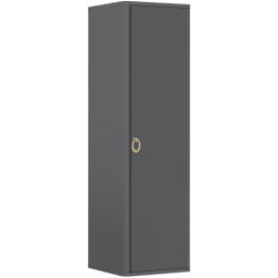 Orka Felice 43 Cm Mat Gri Boy Dolabı (Altın Kulp) görsel 1