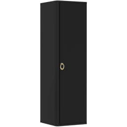 Orka Felice 43 Cm Mat Siyah Boy Dolabı (Altın Kulp) görsel 1
