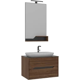Orka Galia 80 Cm Ella Banyo Dolabı Takımı görsel 1