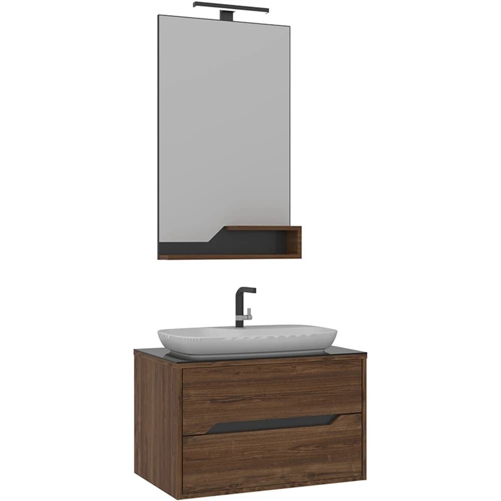 Orka Galia 80 Cm Ella Banyo Dolabı Takımı