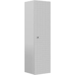 Orka Lipari 40 Cm Mat Beyaz Boy Dolabı (Krom Kulp) görsel 1