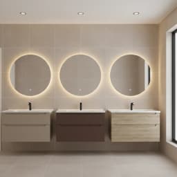 Orka Messina 100 Cm Mat Kırmızı Banyo Dolabı Takımı - 5006662 görsel 2