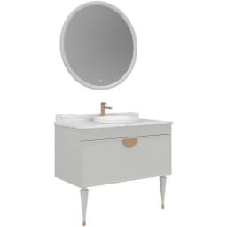 Orka Molino 100 Cm Mat Kaşmir Banyo Dolabı Takımı - 5007591 görsel 1
