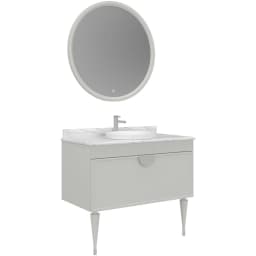 Orka Molino 100 Cm Mat Kaşmir Banyo Dolabı Takımı - 5007592 görsel 1