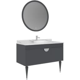 Orka Molino 120 Cm Mat Antrasit Banyo Dolabı Takımı - 5007664 görsel 1