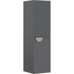 Orka Molino 40 Cm Sağ Mat Gri Boy Dolabı (Krom Kulp) görsel 1