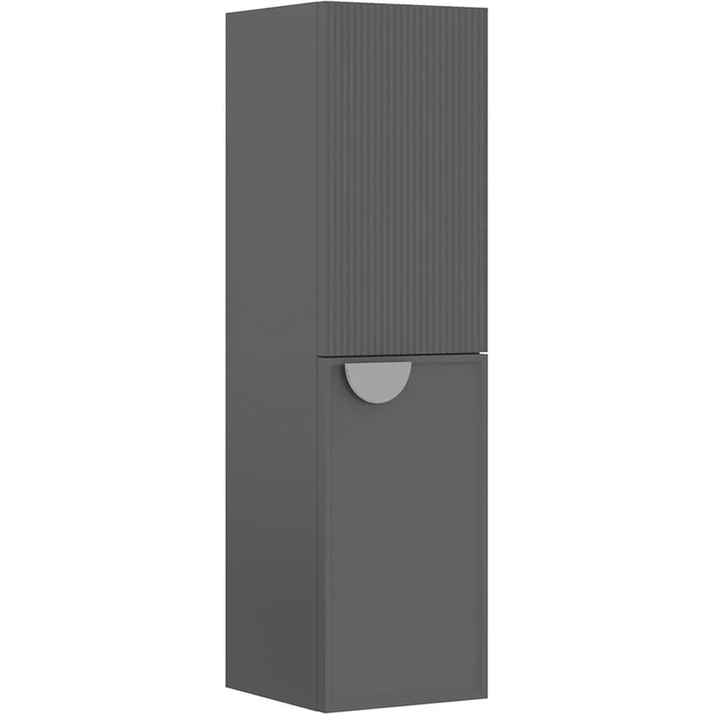 Orka Molino 40 Cm Sağ Mat Gri Boy Dolabı (Krom Kulp)