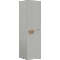Orka Molino 40 Cm Sağ Mat Kaşmir Boy Dolabı (Altın Kulp) görsel 1