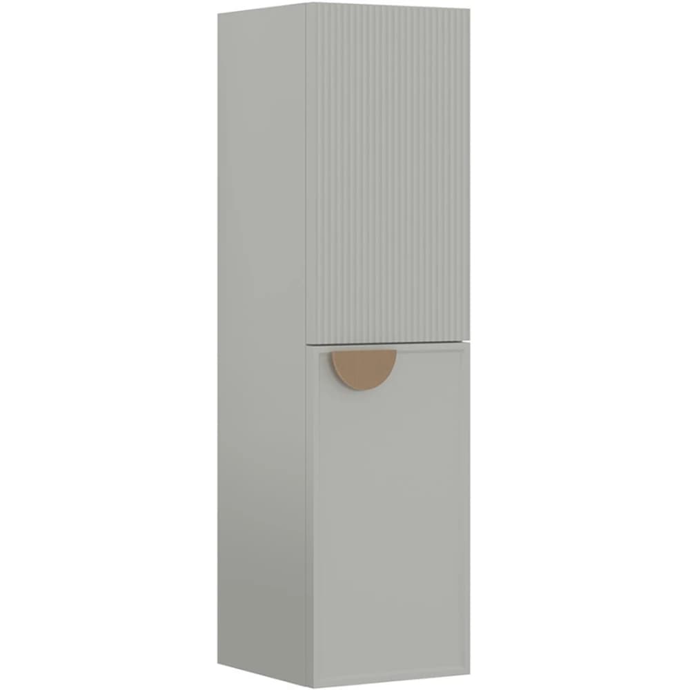 Orka Molino 40 Cm Sağ Mat Kaşmir Boy Dolabı (Altın Kulp)