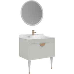 Orka Molino 80 Cm Mat Kaşmir Banyo Dolabı Takımı - 5007757 görsel 1