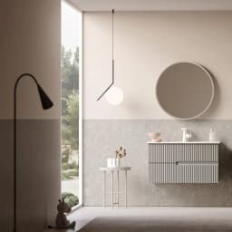 Orka Moonlight 90 Cm Mat Vizon Banyo Dolabı Takımı - 5003394 görsel 2