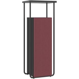 Orka Noto 47 Cm Kırmızı-Siyah Boy Dolabı görsel 1