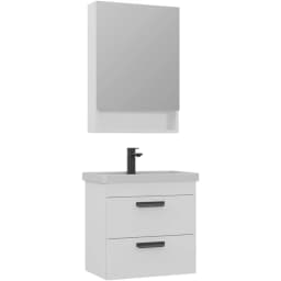 Orka Nova 60 Cm Beyaz Banyo Dolabı Takımı görsel 1