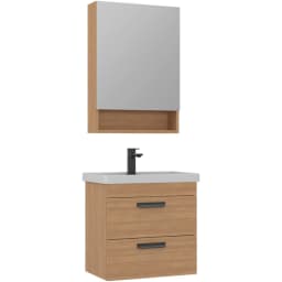 Orka Nova 60 Cm Morgana Kiraz Banyo Dolabı Takımı görsel 1