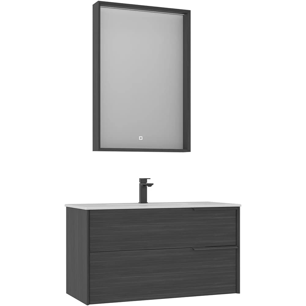 Orka Noventa 100 Cm Cabana Banyo Dolabı Takımı (Sağ)
