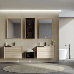 Orka Noventa 100 Cm Cordoba Banyo Dolabı Takımı (Sağ) görsel 2