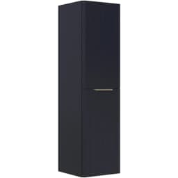 Orka Procida 40 Cm Sağ Mat Lacivert Boy Dolabı (Altın Kulp) görsel 1