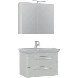 Orka Rose 80 Cm Parlak Kaşmir Banyo Dolabı Takımı görsel 1