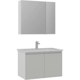 Orka Terme 80 Cm Kaşmir Banyo Dolabı Takımı görsel 1