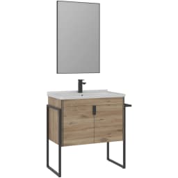 Orka Trio 80 Cm Senza Banyo Dolabı Takımı - 5004219 görsel 1