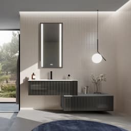 Orka Urban 100 Cm Mat Gri Alt Yan Modül Dolap görsel 2