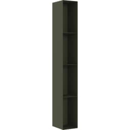 Orka Vico 12 Cm Metal Raflı Mat Zeytin Yeşili Yan Modül Dolap görsel 1