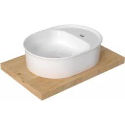 Serel 46x36 Cm Yuvarlak Çanak Lavabo - 2062TXS110H görsel 1