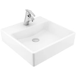 Serel 50x50 Cm Kare Tezgah Üstü Lavabo - 2042TXS110H görsel 1