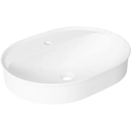 Serel Nita 60x46 Cm Yuvarlak Tezgah Üstü Lavabo - 2079TXS110H görsel 1