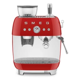 Smeg Kırmızı Öğütücülü Espresso Kahve Makinesi EGF03RDEU görsel 1